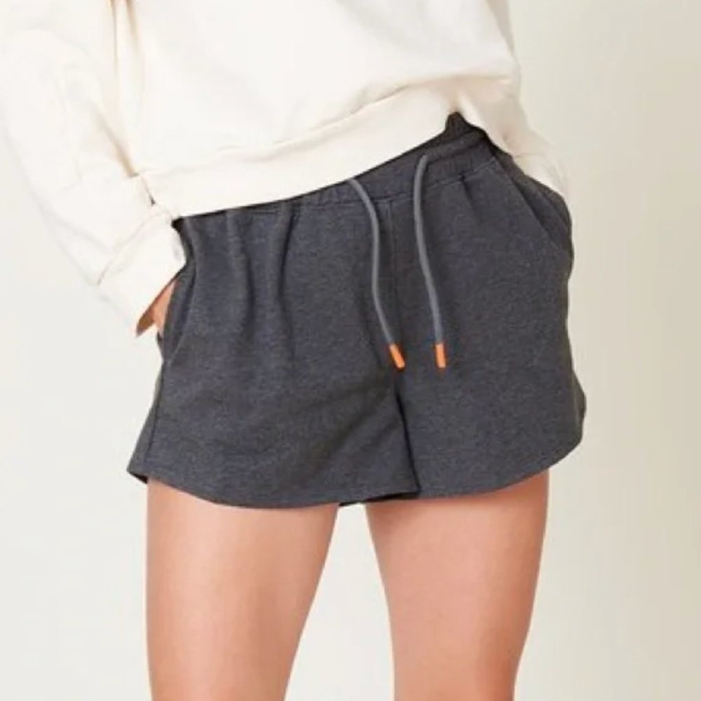 RicherPoorer Terry Charcoal Gray Sweatshorts